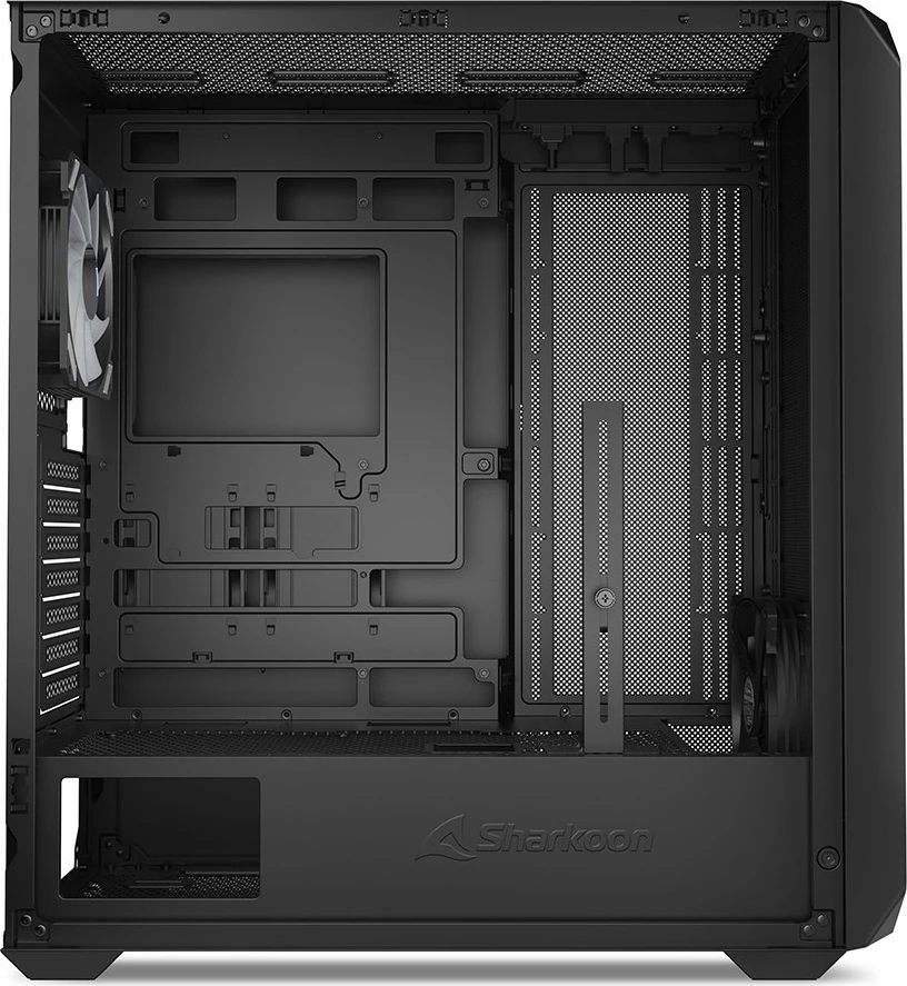 Kasë Sharkoon AK2 RGB, ATX, 1x xham, e zezë