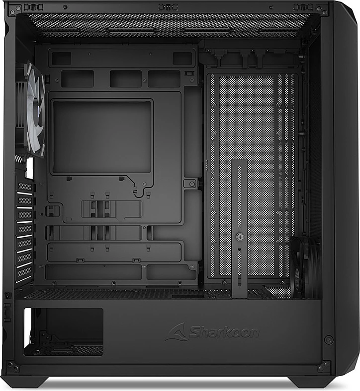Kasë Sharkoon AK2 RGB, ATX, 1x xham, e zezë