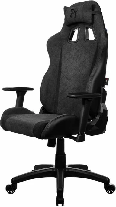 Karrige gaming Arozzi për meshkuj, gri e errët