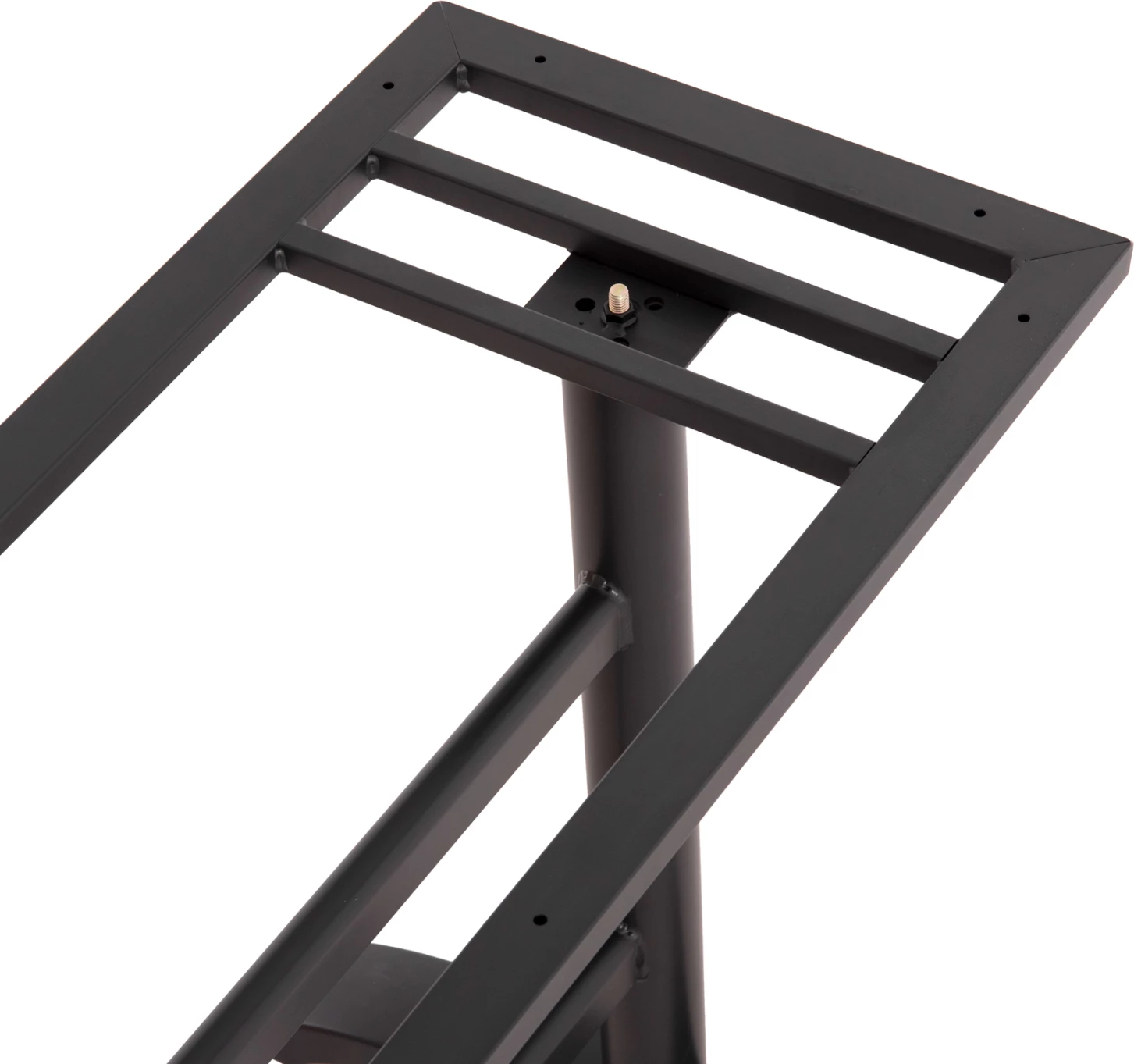 Bazë për tavolinë metalike, ngjyrë e zezë mat, FH468.11, me rregullues lartësie, 100x40x73 cm