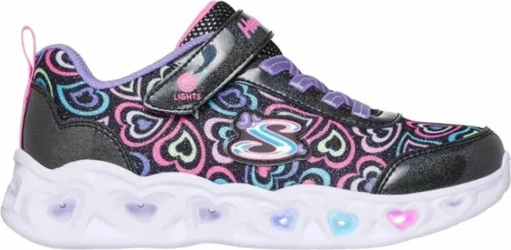 Atlete për fëmijë Skechers, të zeza/shumëngjyrëshe