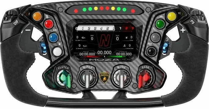 Timon sim racing MOZA Lamborghini Essenza SCV12 RS070, 18 butona, wireless, pa pedale, i zi