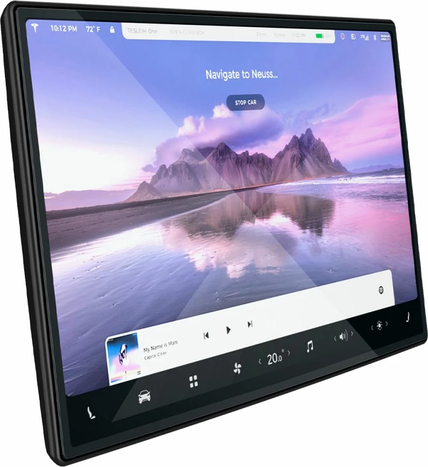 Xham mbrojtës Spigen Glas.tR EZ Fit për Tesla Model X 2022 / Model S 2021, Transparent