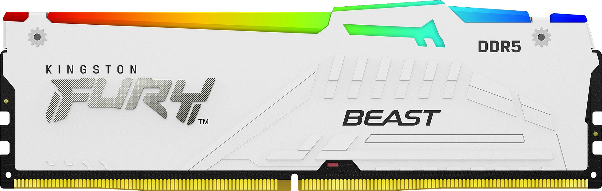 RAM Memorje Kingston FURY Beast 32GB DDR5 6000MT/s CL36 RGB bardhë