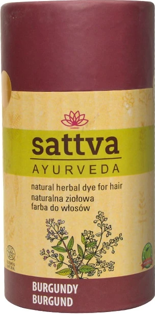 Ngjyrë për flokë për femra Sattva Ayurveda Henna Burgundy 150g