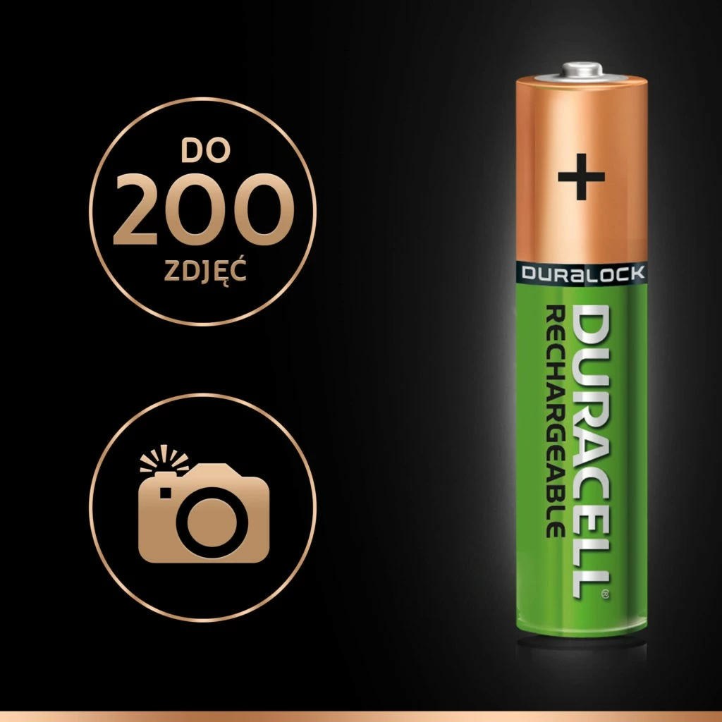 Bateri të rikarikueshme Duracell AAA/HR3 750mAh, 4 copë