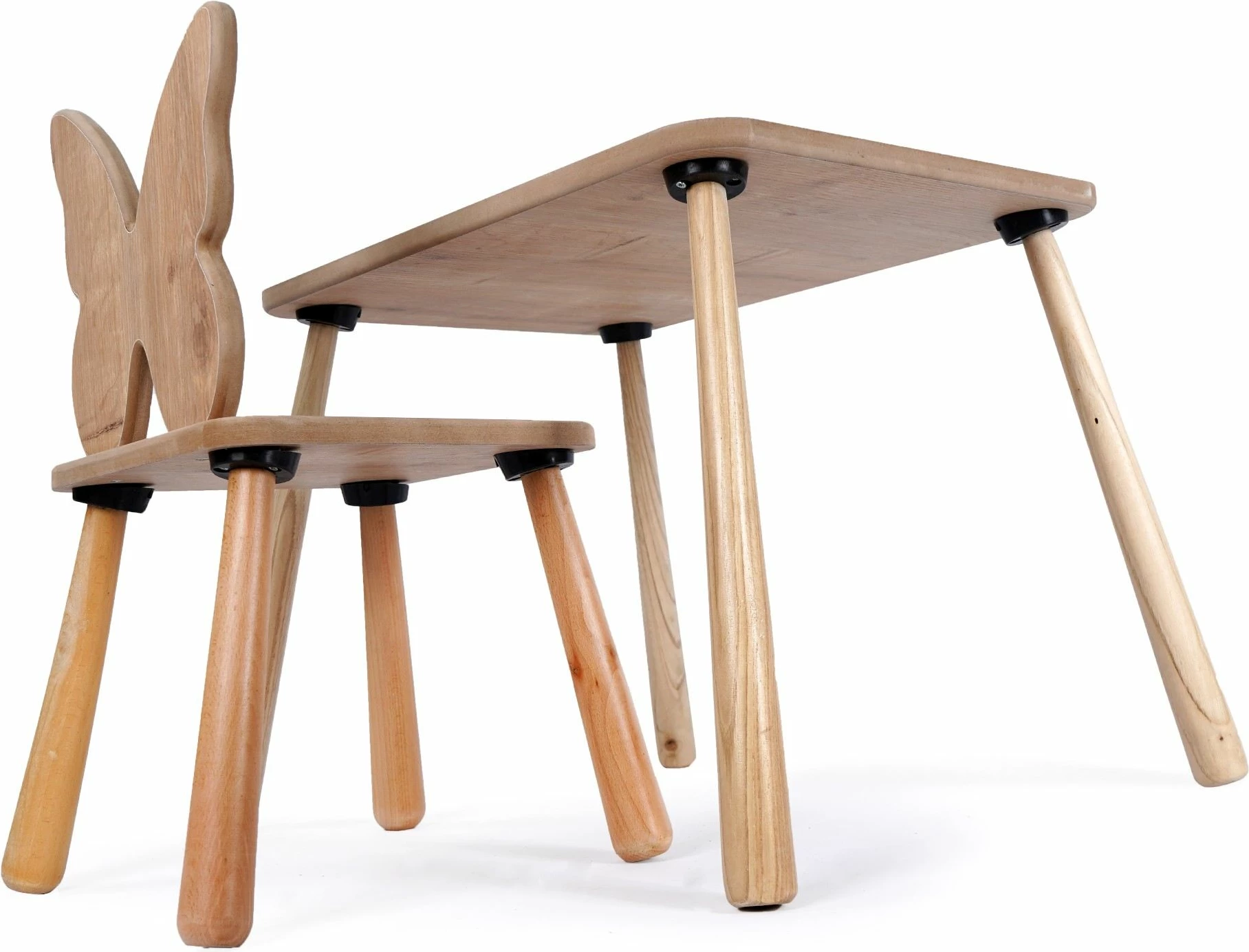 Set tavoline për fëmijë Skye Decor, BLTYZ-AKTV062, ngjyrë lisi, 11 copë