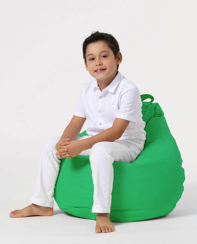 Qese për ulje për fëmijë, ngjyrë e gjelbër, Garden Bean Bag Atelier del Sofa, Premium Kids
