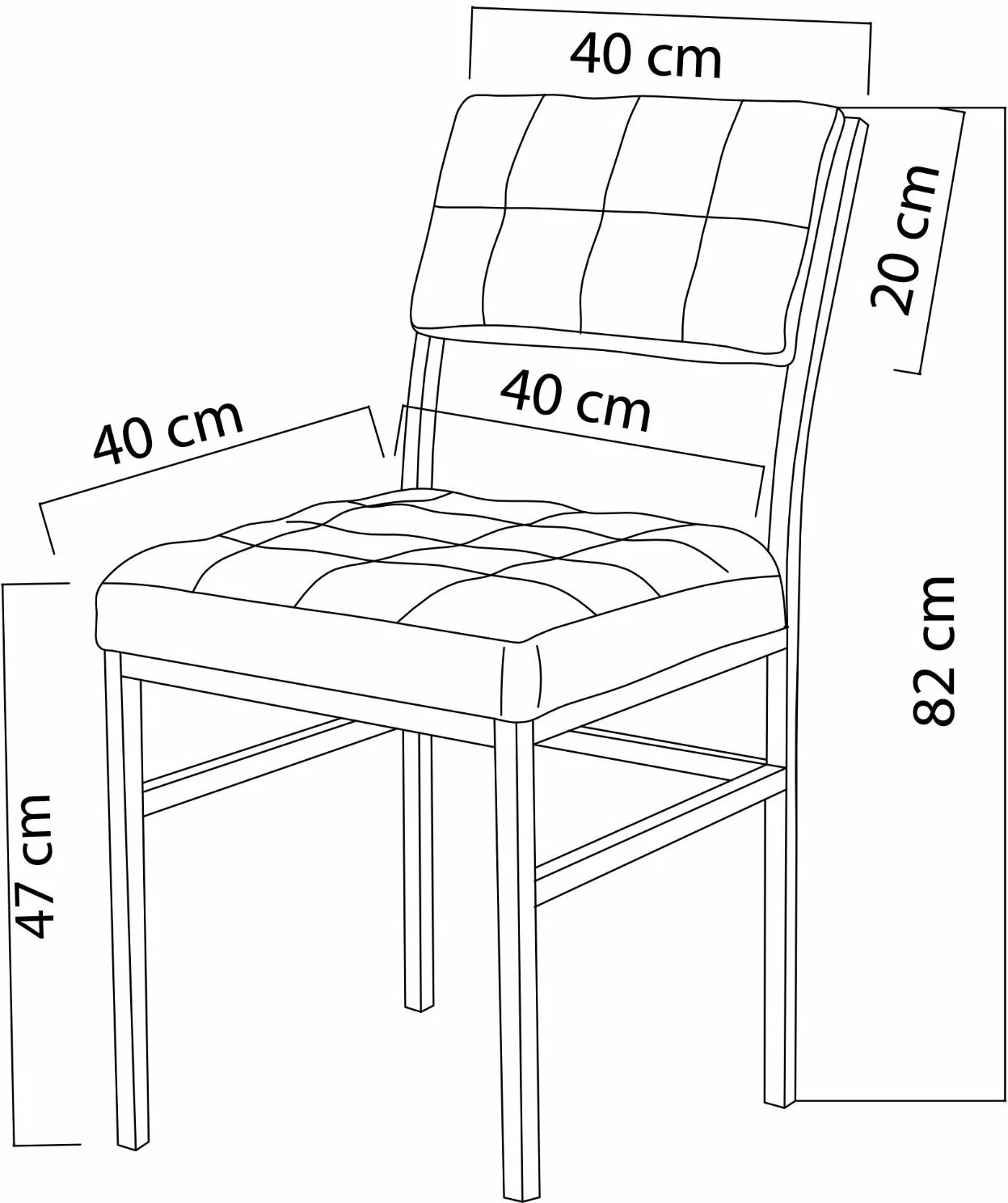 Set tavolinë me karrige, zgjatues, 3 pjesë, Skye Decor, krem, e zezë