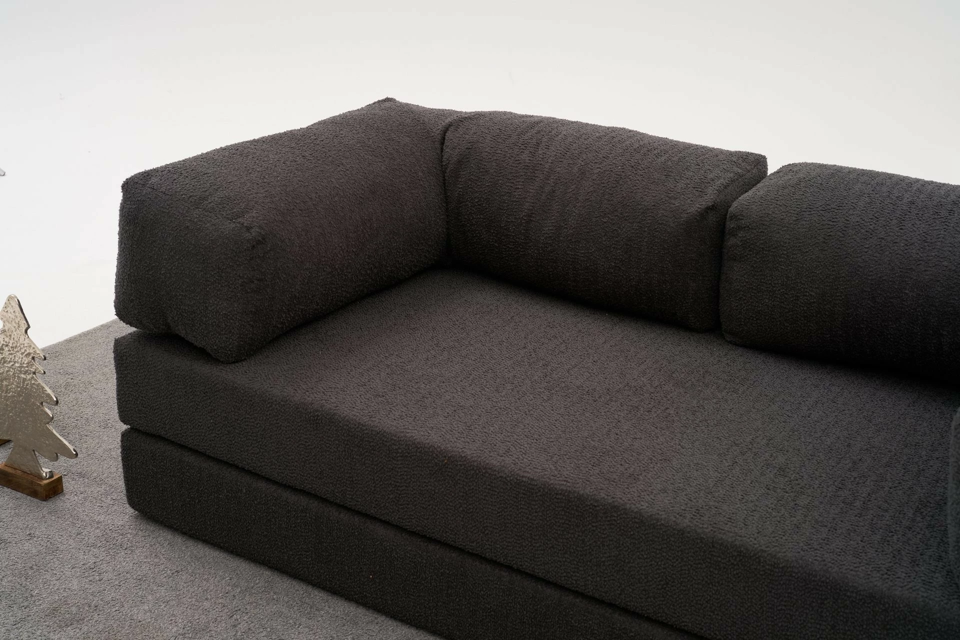 Kënd-sofë Atelier del Sofa, Comfort, ngjyrë antracit