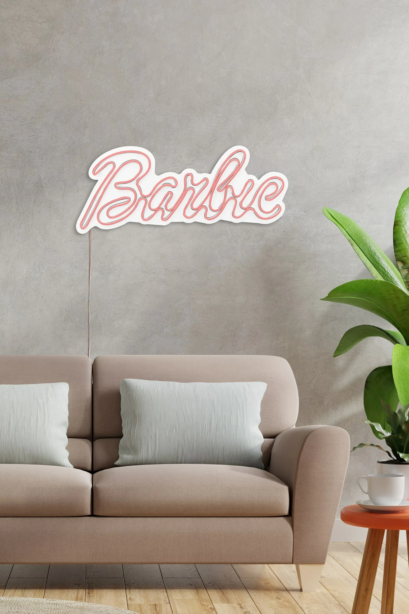 Dritë dekorative LED, plastikë, Barbie, ngjyrë rozë