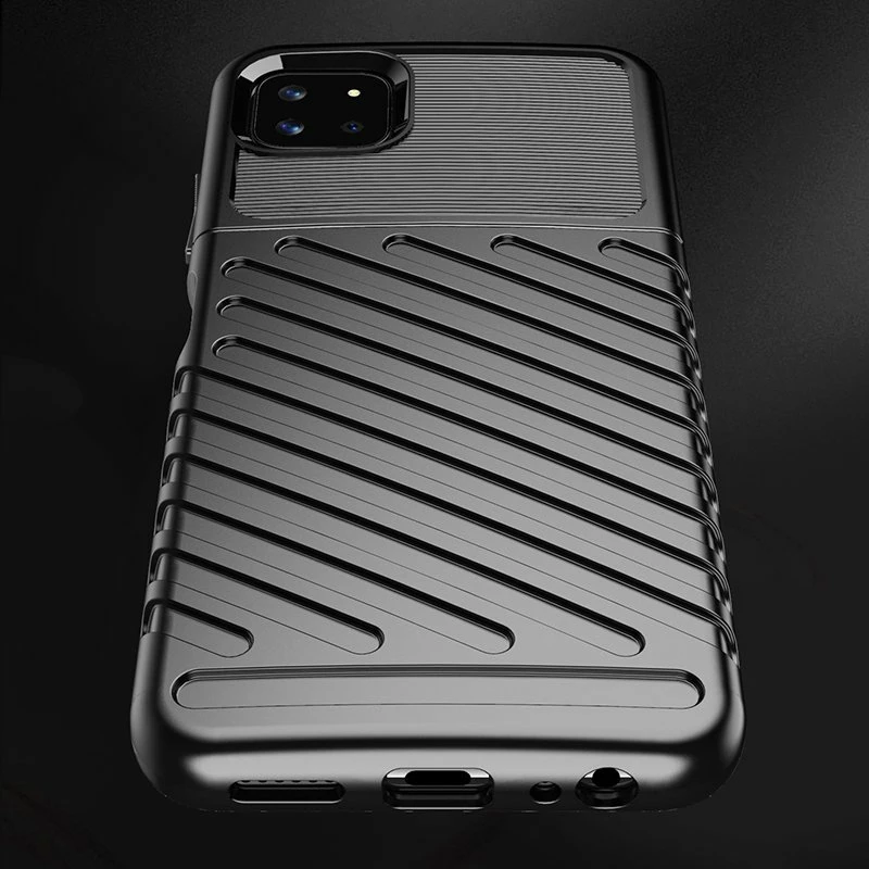 Mbështjellës Hurtel Thunder Case për Samsung Galaxy A22 5G, i zi