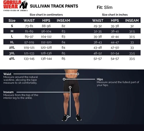 Sullivan Track Pants- Gray 