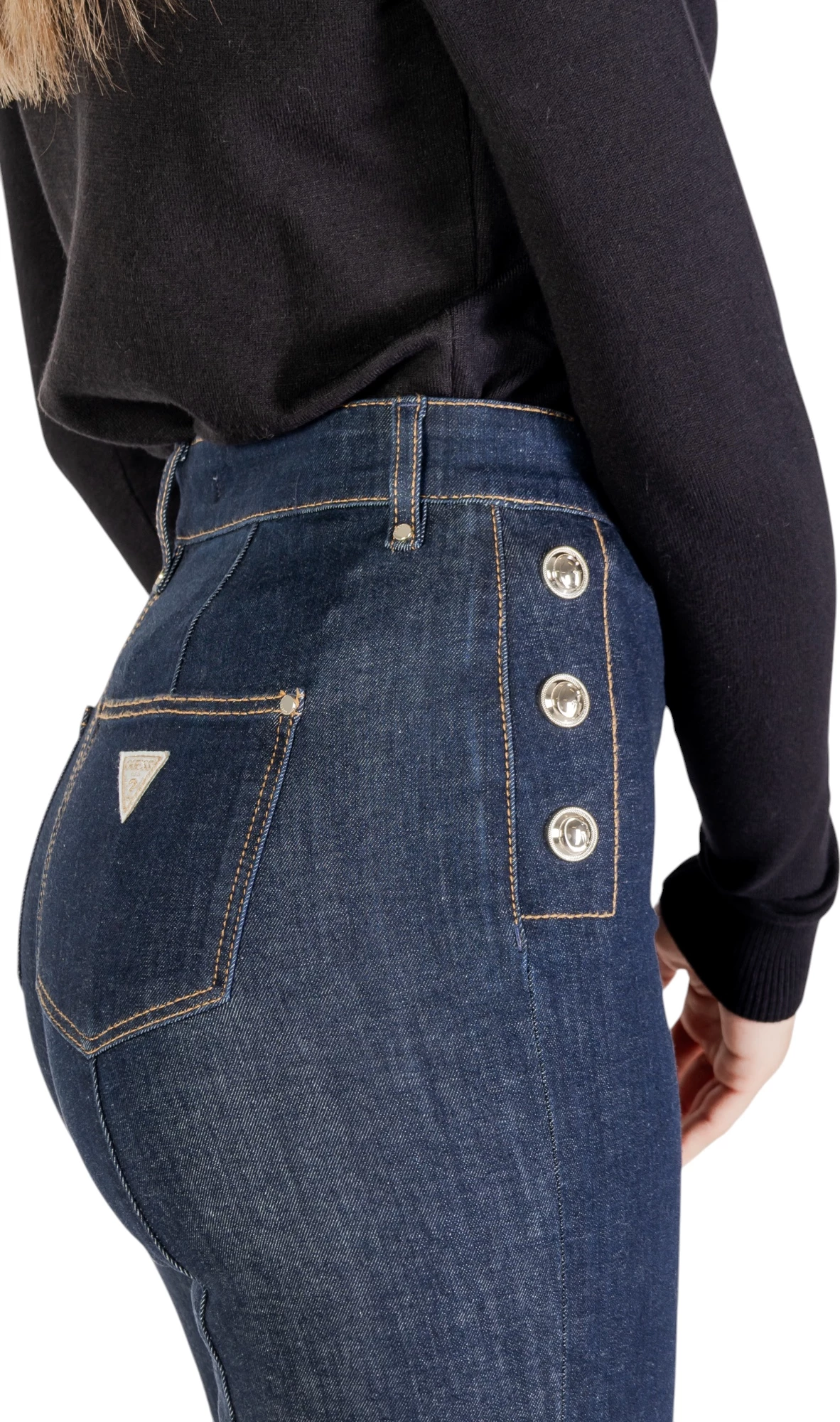 Xhinse për femra Guess New Faye Pant W5RA0P D5PW1, denim [Madhësia: W32 L32]