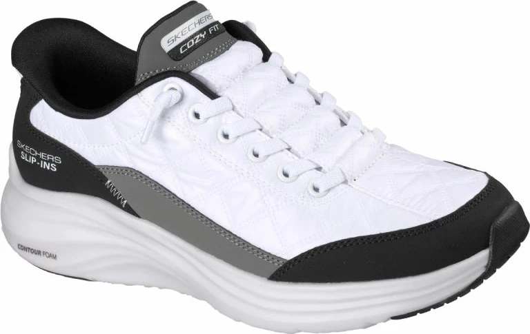 Atlete për femra Skechers, të bardha/zeza