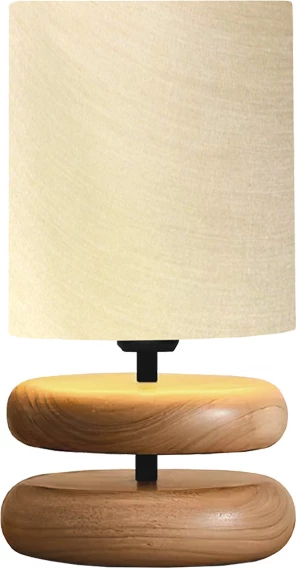 Llambë tavoline Clarion E14 bezhë-arre D15x35cm