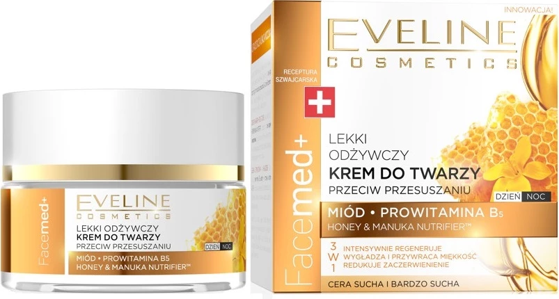 Krem fytyre Eveline Cosmetics Facemed+ 3w1 për femra 50ml