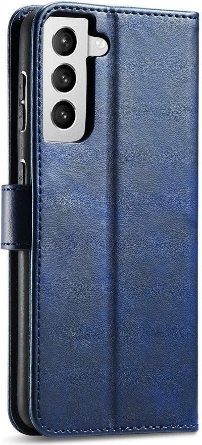 Mbështjellës Hurtel Magnet Case Elegant për Samsung Galaxy S22+, me kapak, kaltër