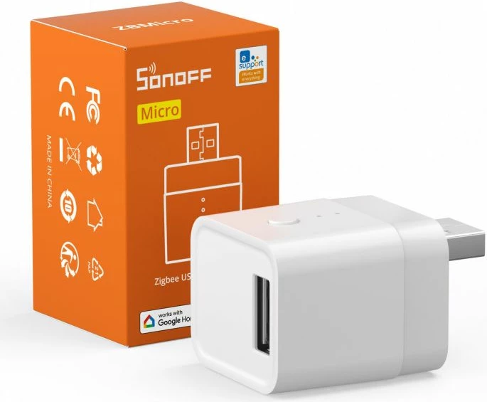 Adapter smart USB SONOFF ZBMicro, Zigbee 3.0, 36W max, USB Type-A, i bardhë 7