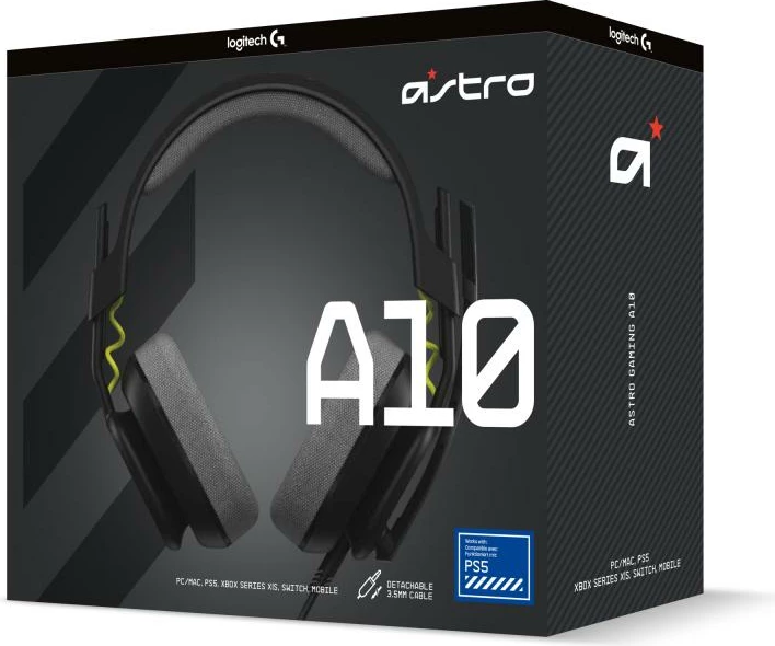 Kufje gaming Logitech ASTRO A10 Gen 2 939-002057, Black