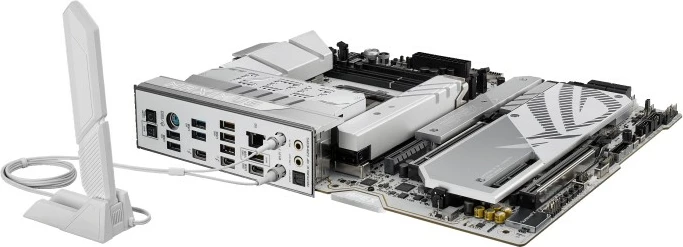 Pllakë amë, Asus ROG Maximus Z890 Apex, LGA1851, Intel Z890, ATX, 2x DDR5, PCIe 5.0 x16, Thunderbolt 4, Wi‑Fi 7, argjendtë gri