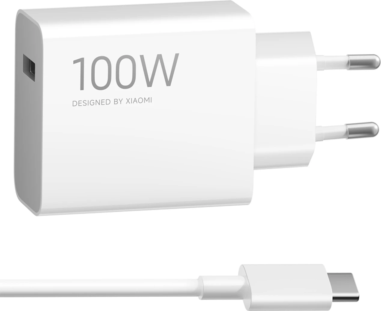 Karikues muri Xiaomi MY-19-ER BHR095VEU 100W 6.1A, 1x USB-A, me kabllo USB-A në USB-C 1 m, i bardhë