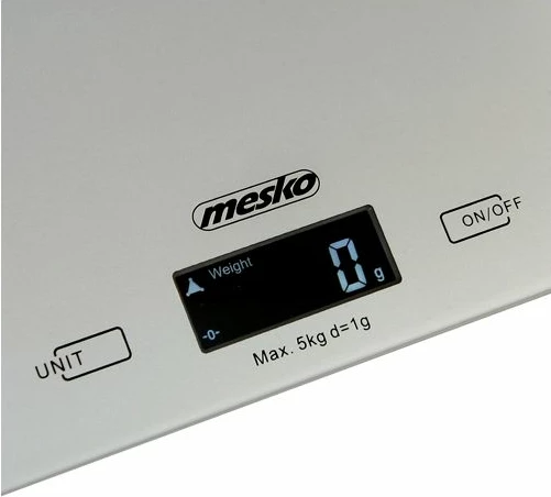 Peshore kuzhine MESKO MS3145b 5 kg / 1 g, argjend