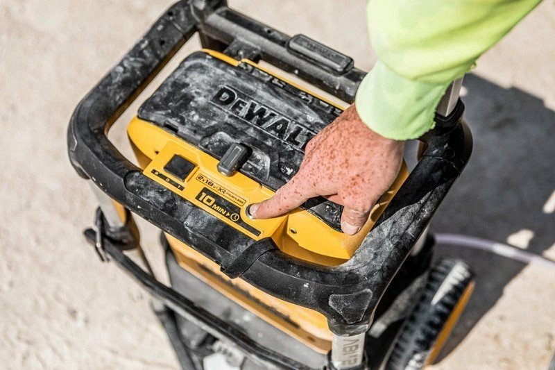 Larëse me presion pa kabllo DeWalt DCMPW1600N 2x18V XR 110 bar, verdhë/zi