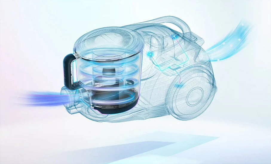 Fshesë me korrent Bosch Serie 6 BGC41XSIL, 700 W, pa qese, 2.4 L, e zezë