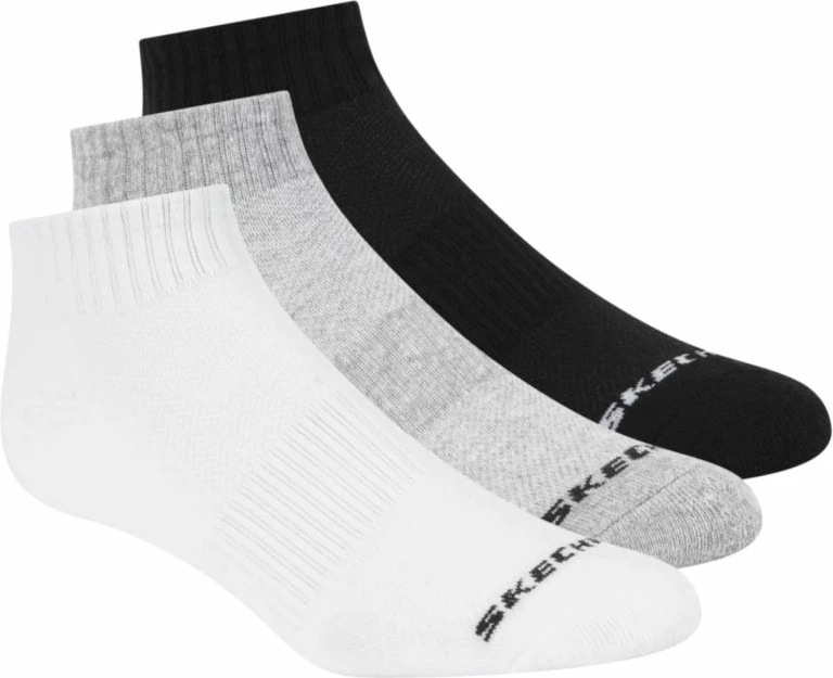 Çorape unisex Skechers S111035-107, të bardha, set prej 3 copë [Madhësia: 43 - 46]