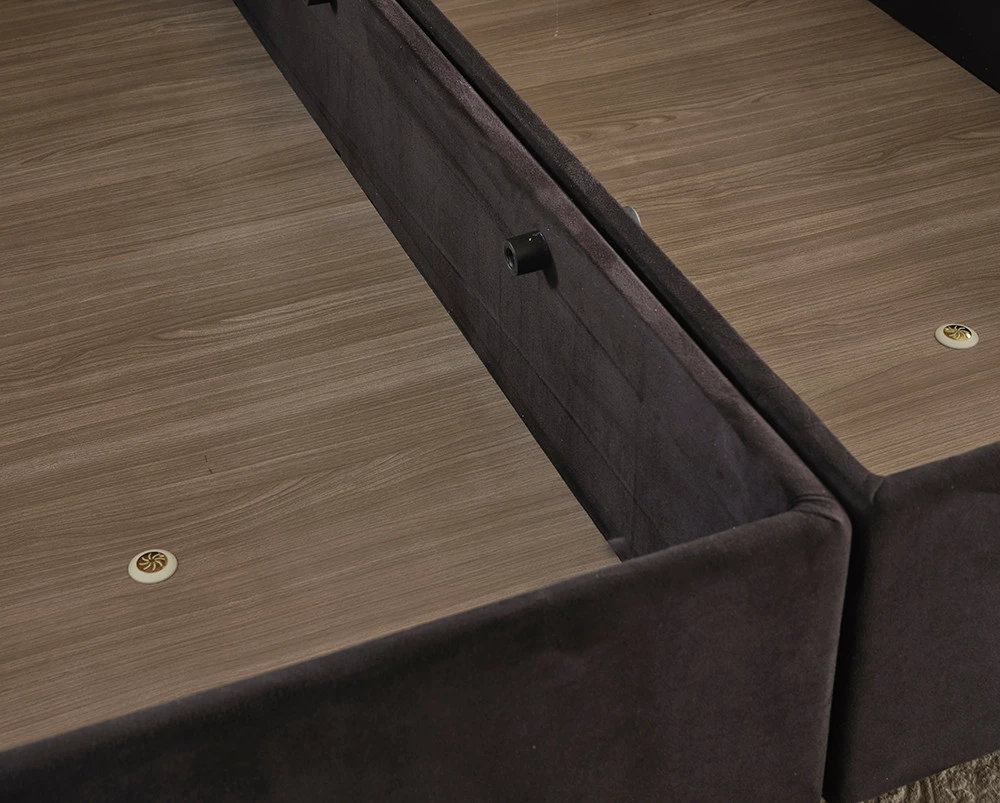 Baze krevati dopio, ngjyrë e zezë, Skye Decor Ela Double, 150x200