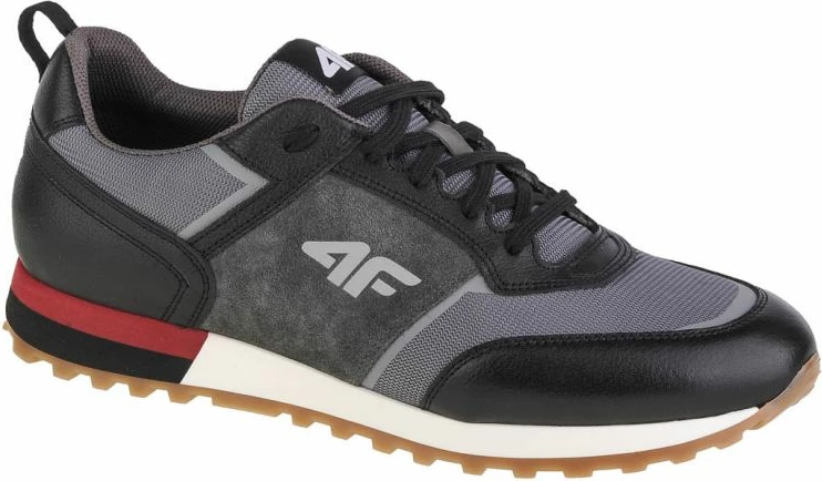 Këpucë casual për meshkuj 4F, gri/argjendtë