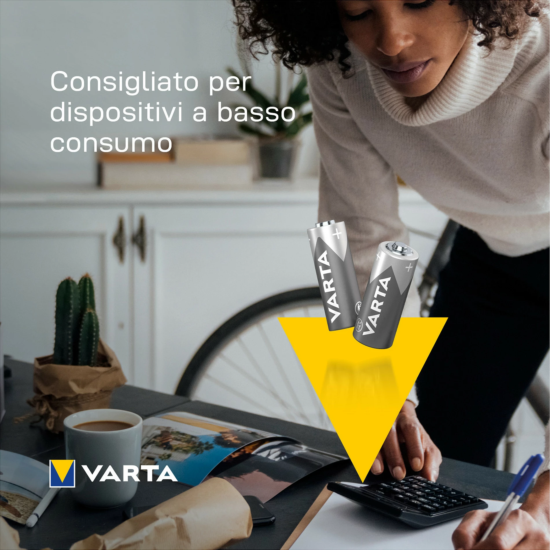 Bateri Varta V23GA (A23), alkaline 12V, 1 copë, gri/argjend