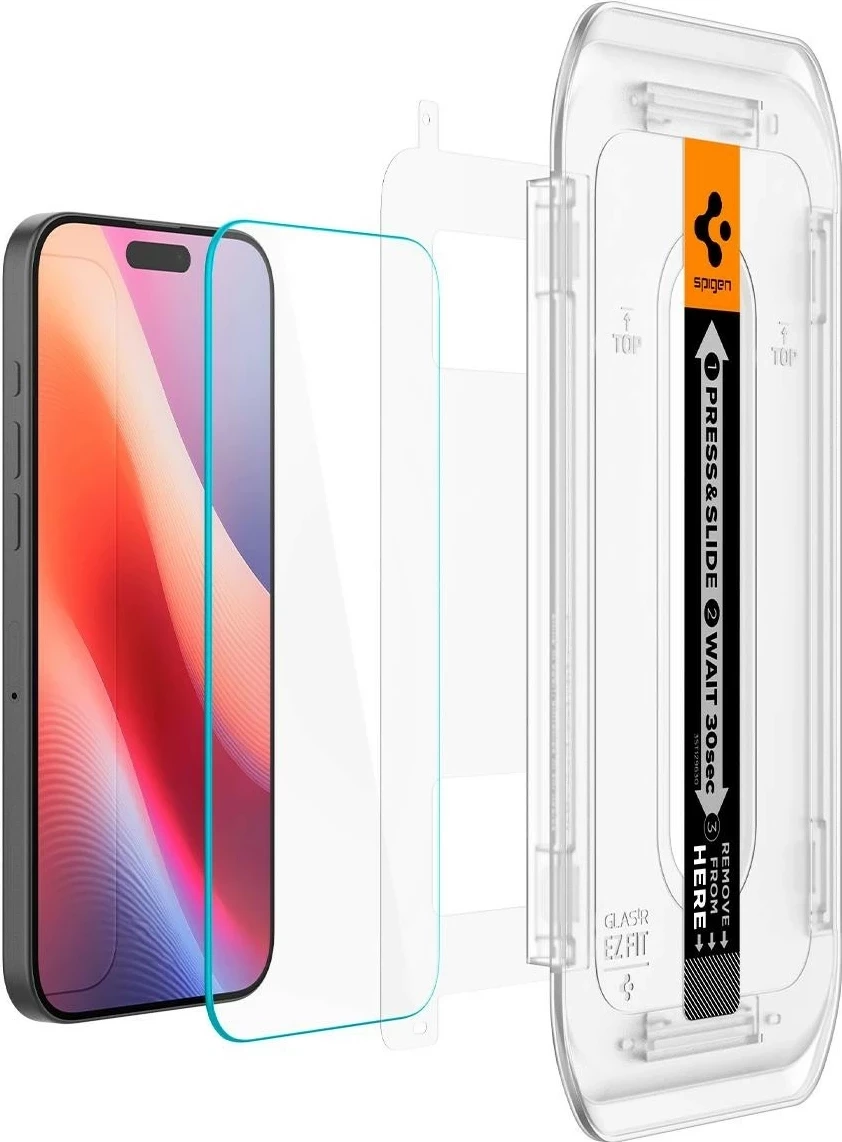Xham mbrojtës për Apple iPhone 16 Pro Max SPIGEN Glas.TR EZ Fit, transparent