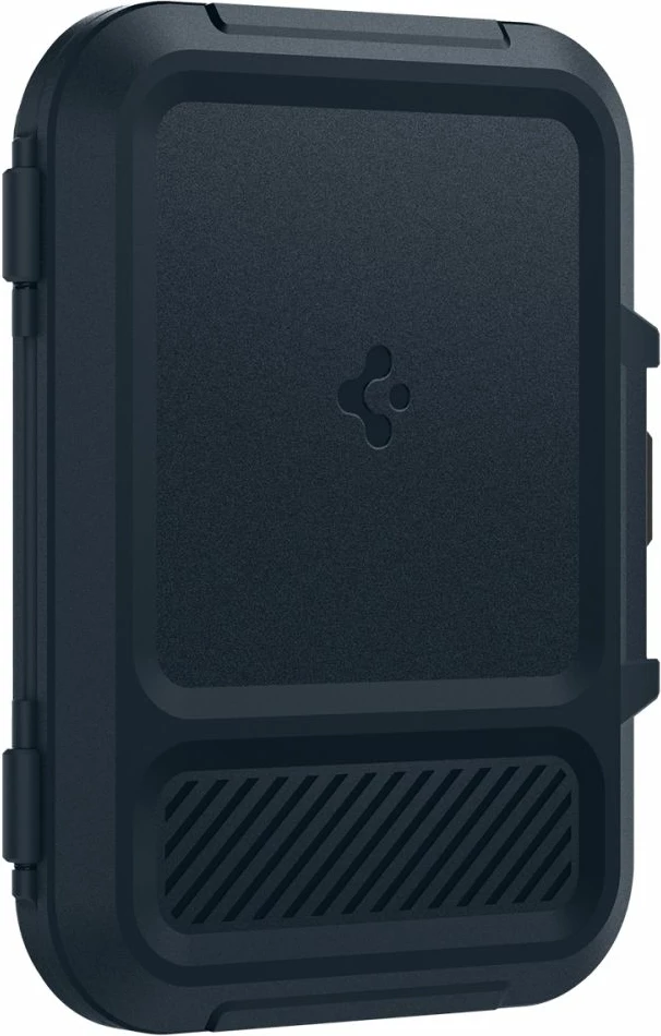 Mbështjellës Spigen Lock Fit MagSafe për kartela, Blu e errët