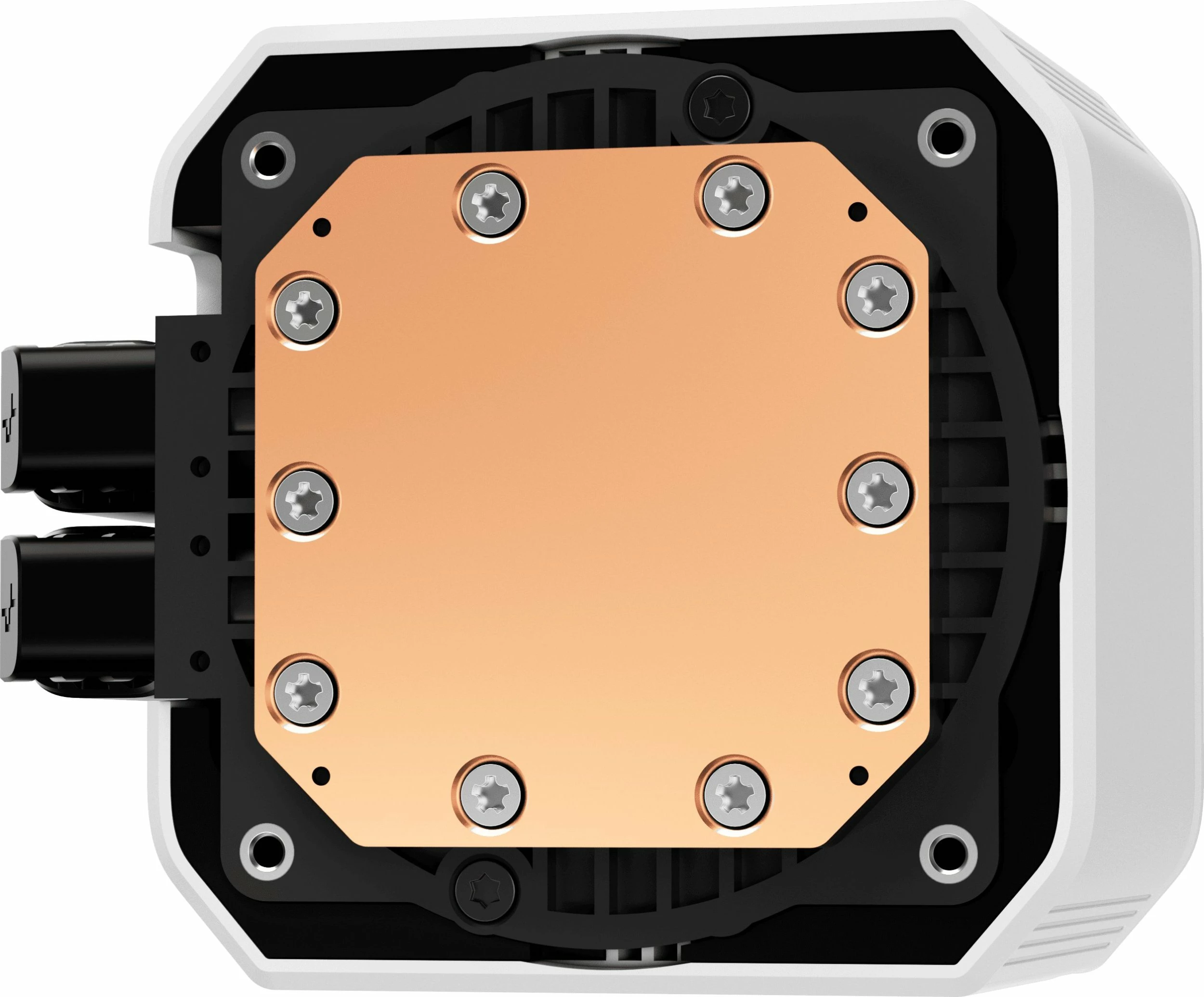 Ftohës uji AIO Deepcool Mystique 360 WH ARGB 360mm me ekran LCD 2.8\", 3x120mm PWM, i bardhë