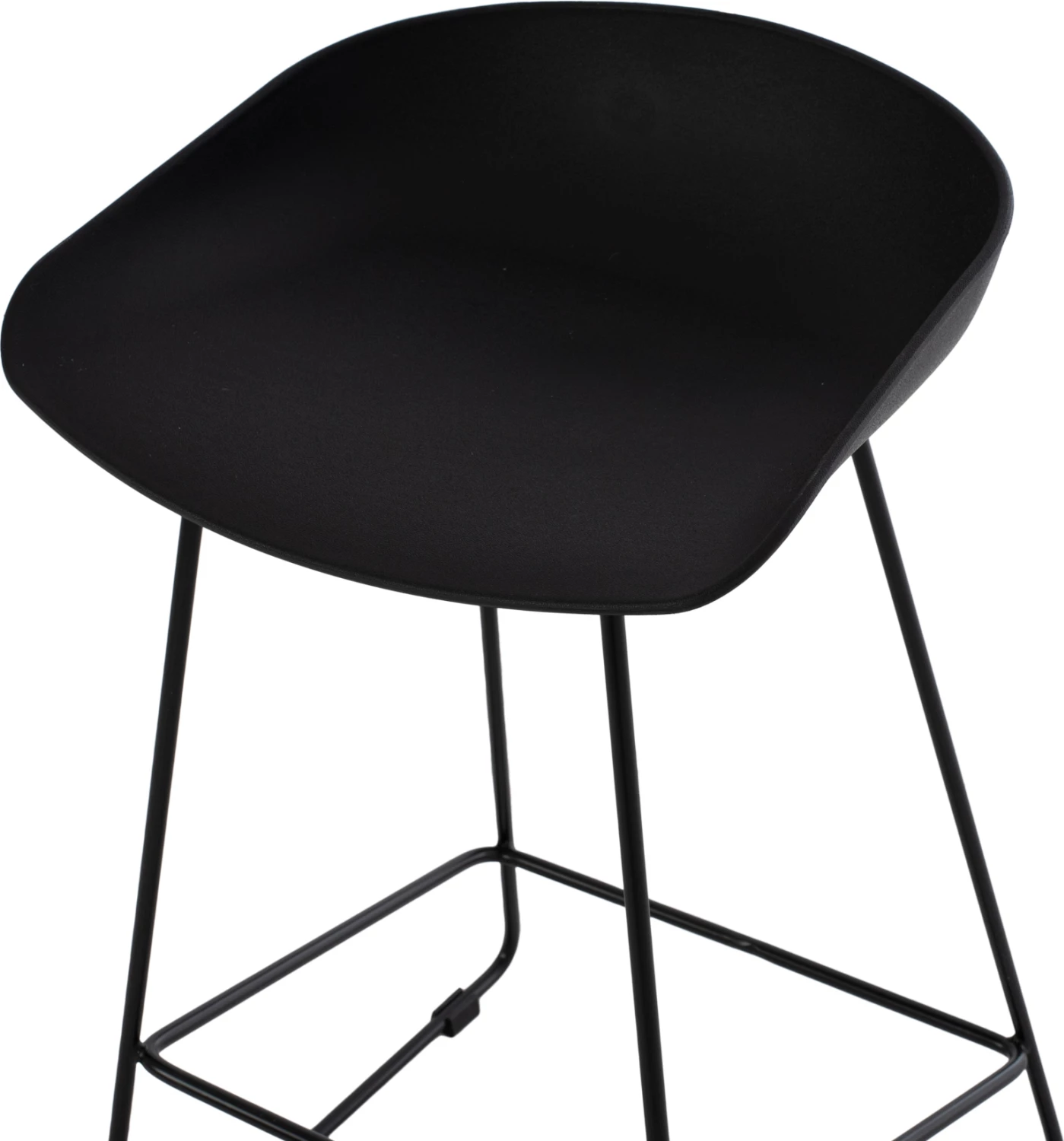 Karrige për bar, e zezë, mesatare, FH9299.02, 44x44x74cm, set 2 copë