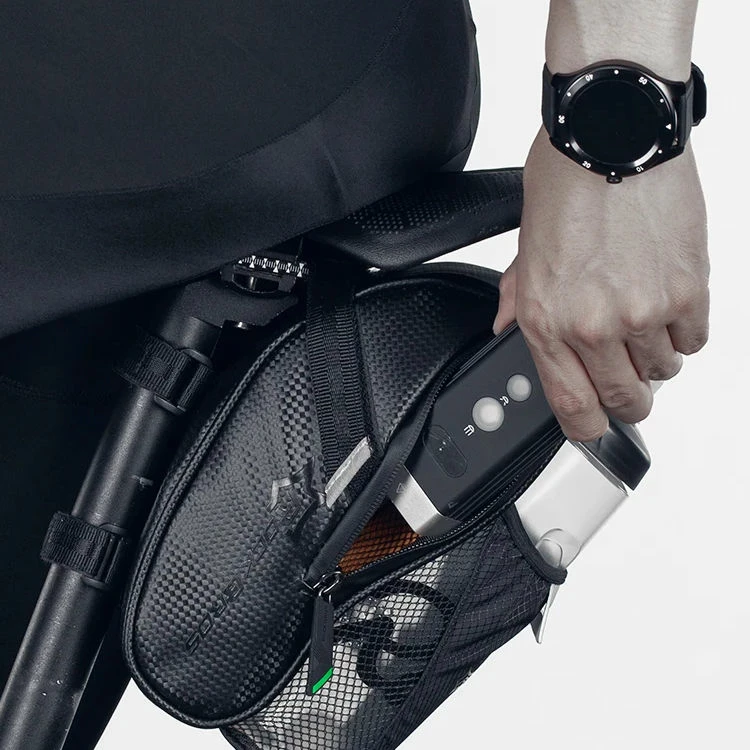 Çantë biçiklete Rockbros C7-1, 1.5L, e zezë, montim nën sedilje