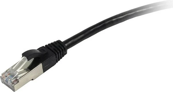 Kabllo rrjeti Synergy21 S215151, Cat5e, 7.5m, SF/UTP (S-FTP), RJ-45 në RJ-45, e zezë