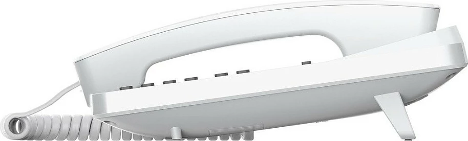 Telefon fiks Gigaset DESK 400, analog, me kabllo, 10 numra, i bardhë
