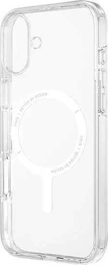 Mbështjellës UNIQ Clario për iPhone 16 Plus 6.7", Magclick, Transparent