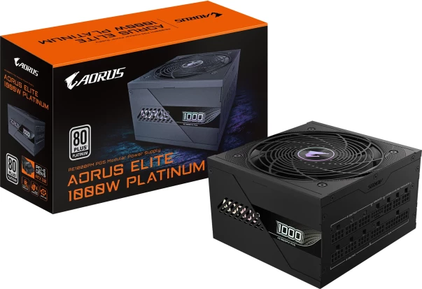 Furnizues rryme modular GIGABYTE AORUS Elite GP-AE1000PM PG5 1000W 80 PLUS Platinum, i zi