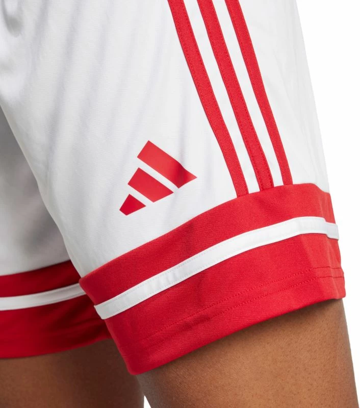 Shorce për femra adidas Squadra 25 JJ0020, të bardha e të kuqe