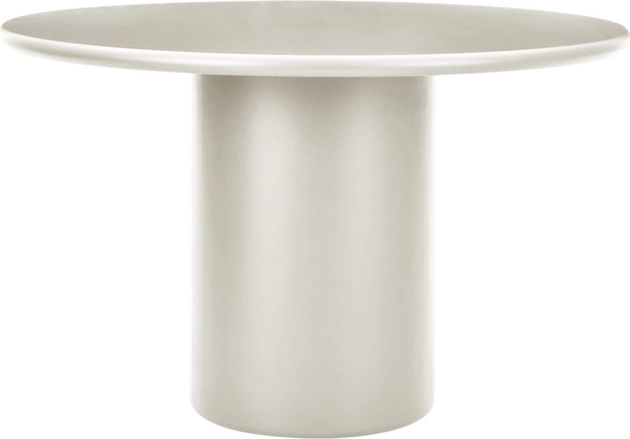 Tavolinë CIRCA, ngjyrë latte, 120x120x75cm
