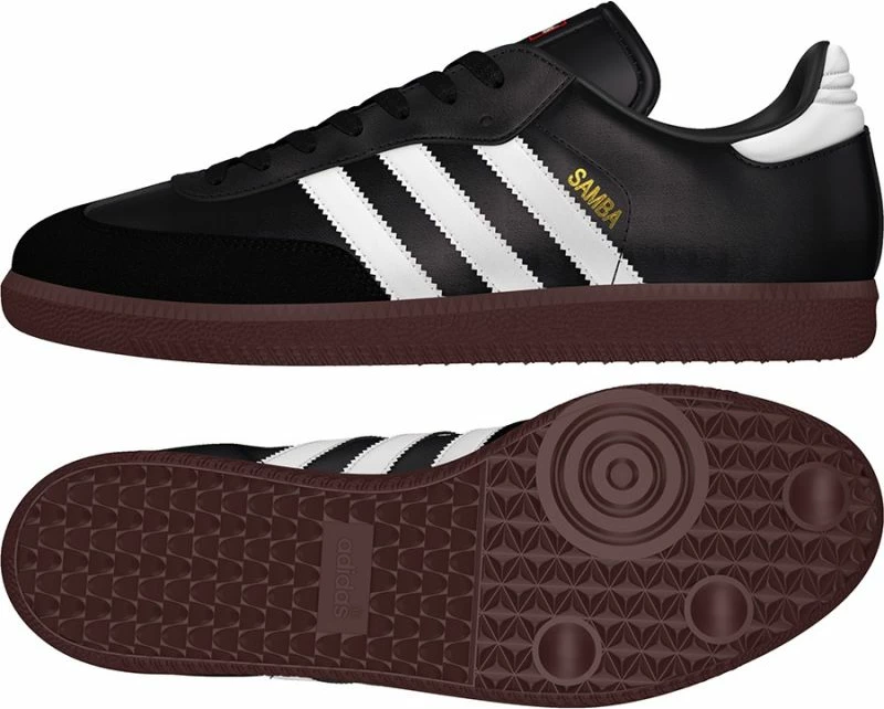 Atlete për futboll adidas Samba IN M, për meshkuj, të zeza