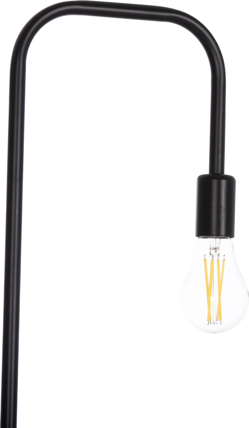 Llambë dyshemeje Kramer, metal i zi, FH7535.11, 23x169cm