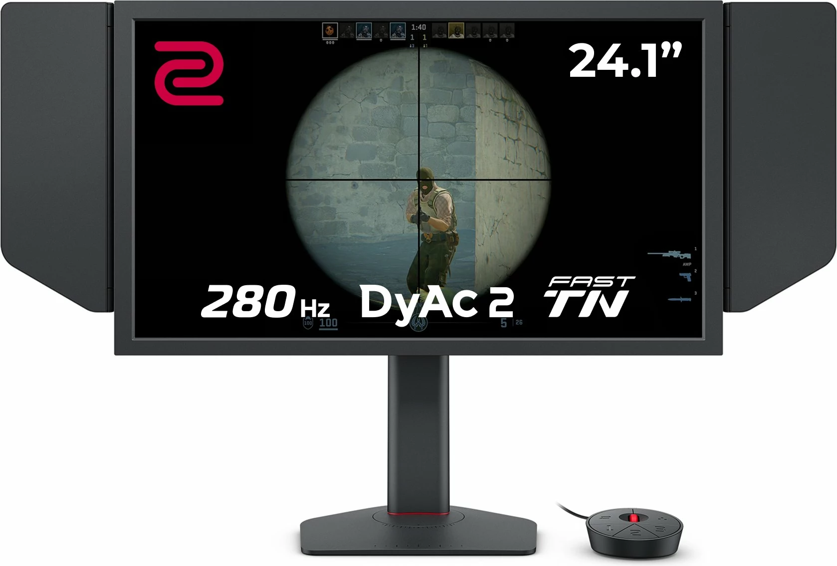 Monitor gaming BenQ ZOWIE XL2546X+ 24.1\" Full HD 280Hz TN, DyAc 2, FreeSync, DisplayPort/HDMI, i zi