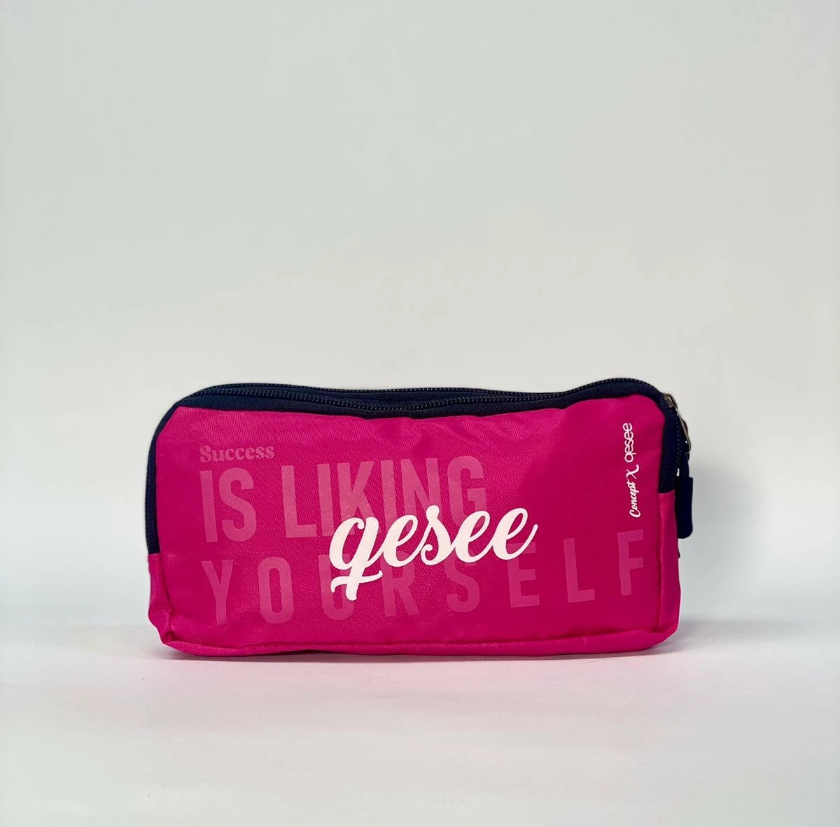 Çantë për lapsa Qesee, rozë