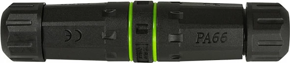 Konektor fibër optike duplex SC LogiLink, outdoor, me 2 cable glands, i zi