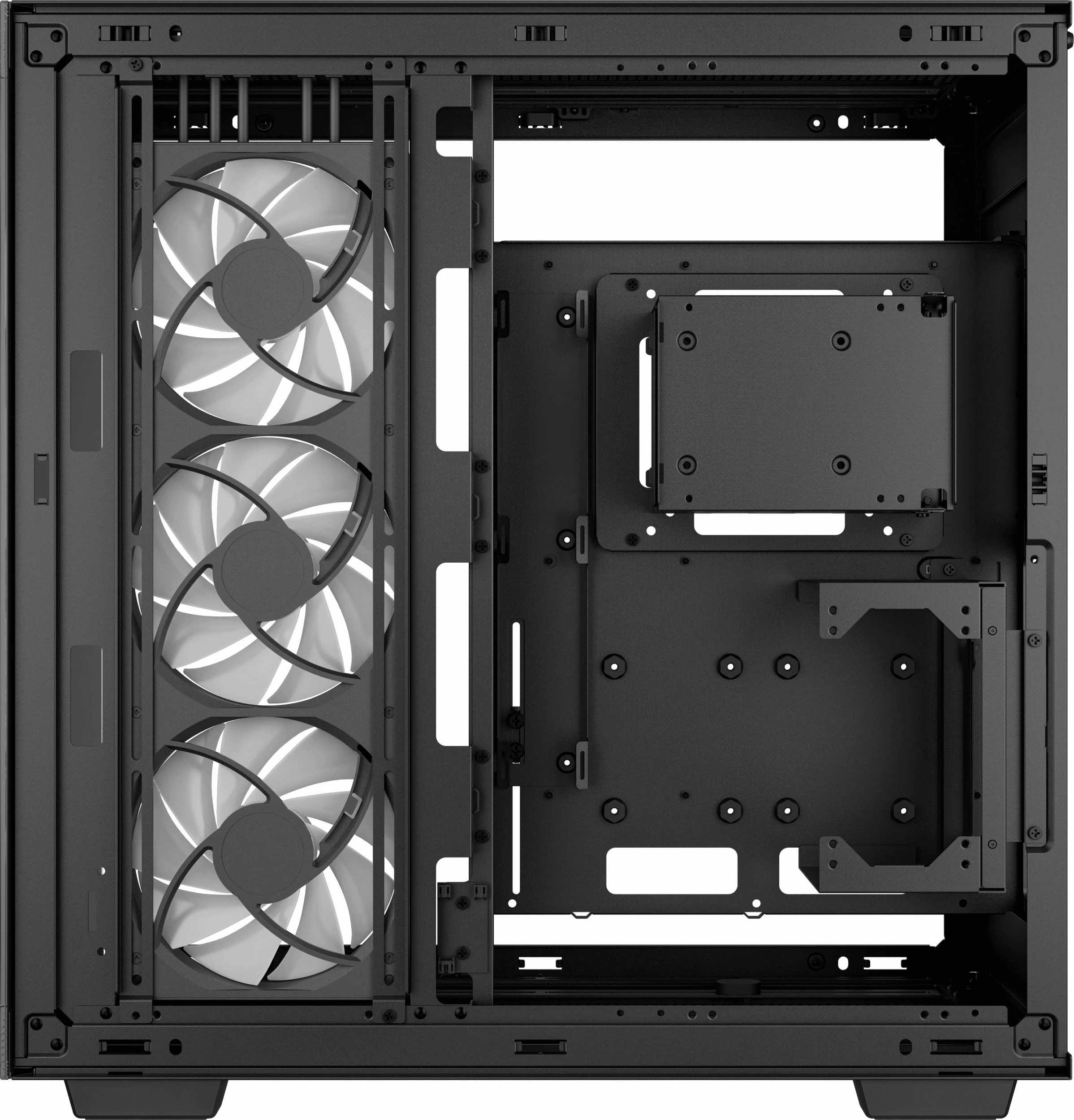 Kasë Deepcool CH780 (R-CH780-BKADE41-G-1) Full Tower ATX/E-ATX, xham i temperuar panoramik, ARGB, 3x140mm fana, e zezë